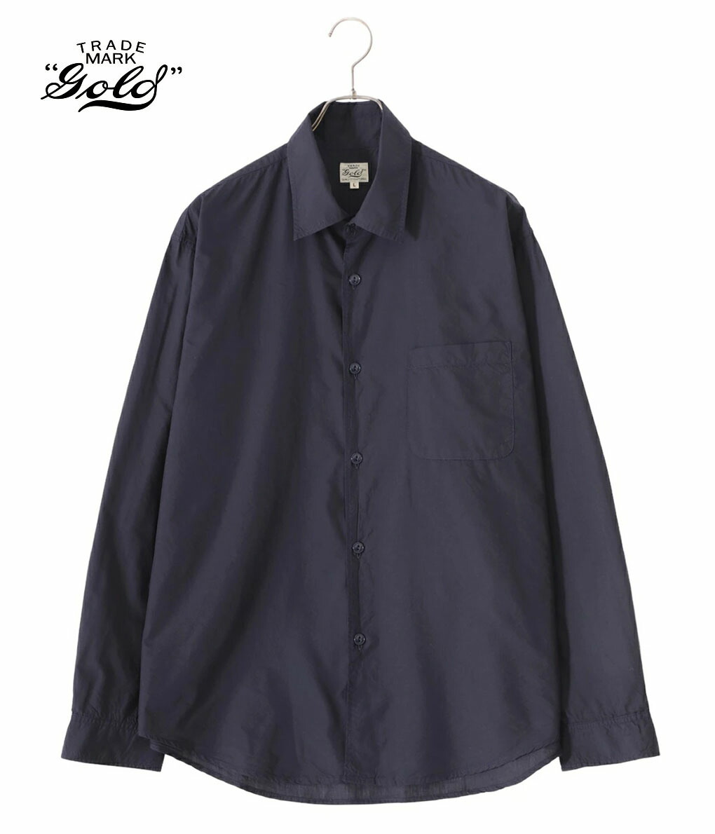 東洋エンタープライズ GOLD / ゴールド ： COTTON/SILK CHAMBRAY REGULAR SHIRT / 全2色 ：  23A-GL28987 : 23a-gl28987 : ARKnets - 通販 - Yahoo!ショッピング