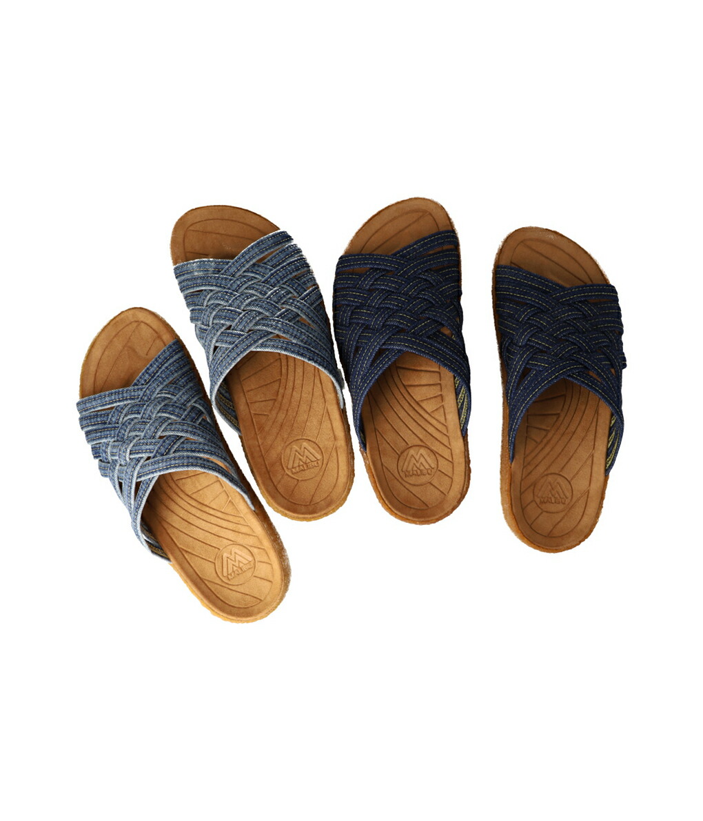 MSOS-0002]MALIBU SANDALS(マリブサンダルズ) ZUMA MALIBU SANDALS / マリブサンダルズ ： ZUMA (DENIM) MSOS-0002