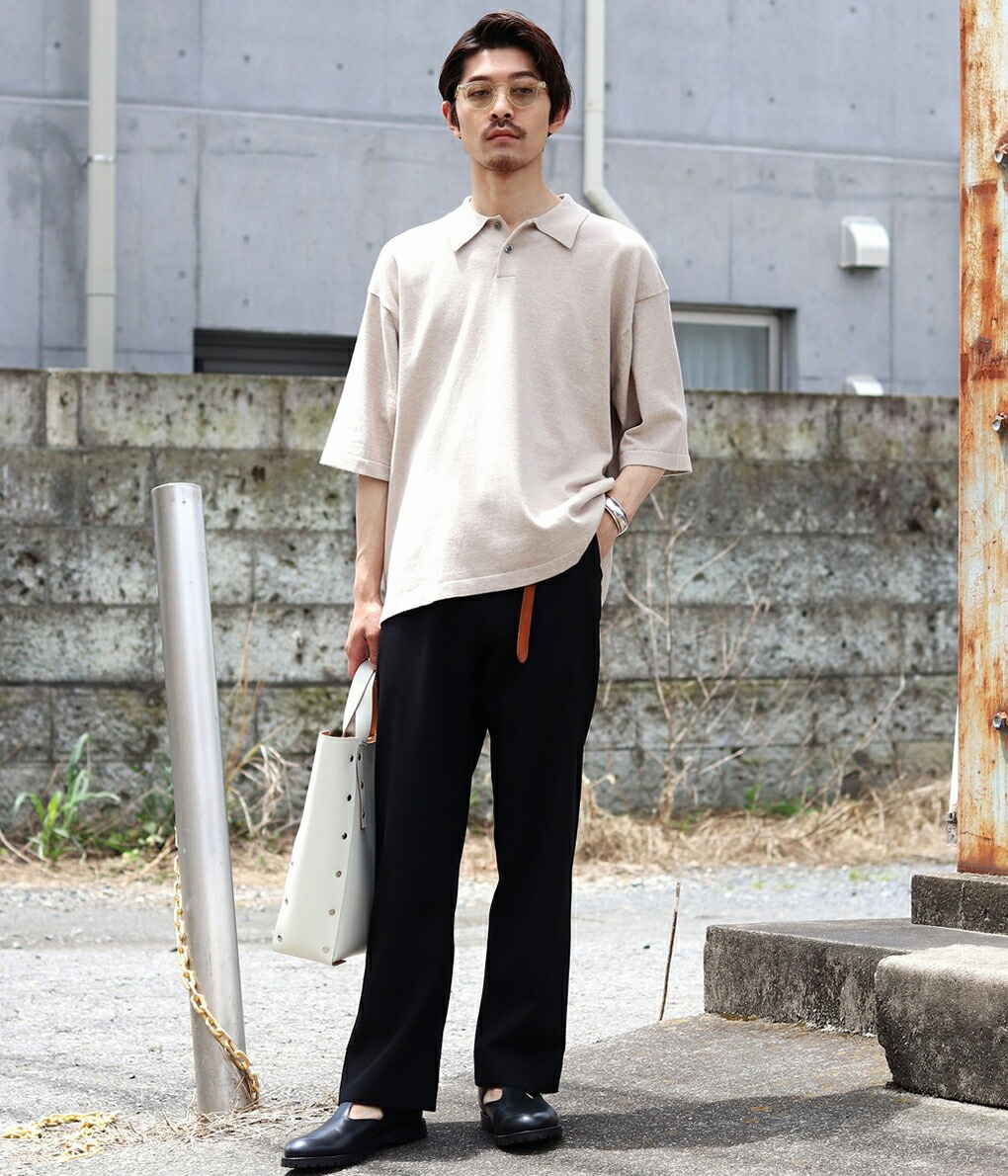 crepuscule / クレプスキュール ： 【ONLY ARK】別注 Knit Polo S/S 