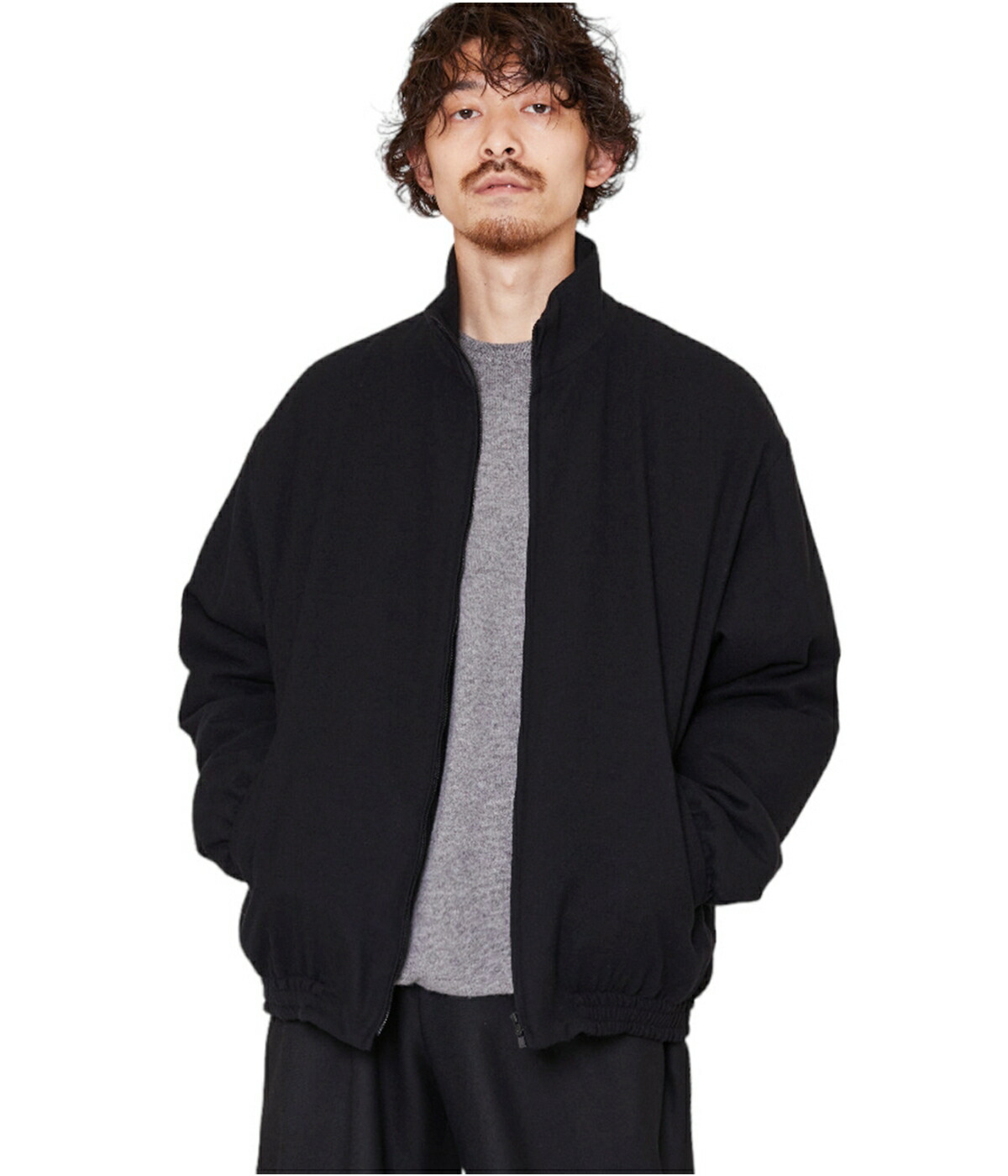 marka / マーカ ： PUFFED TRACK JACKET - super140
