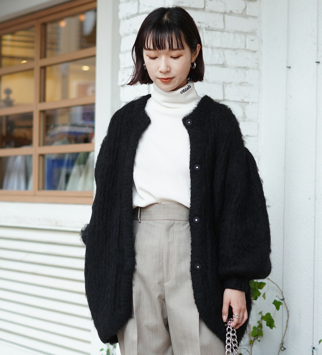 CLANE / クラネ ： 【レディース】COLOR MOHAIR SHAGGY CARDIGAN / 全3