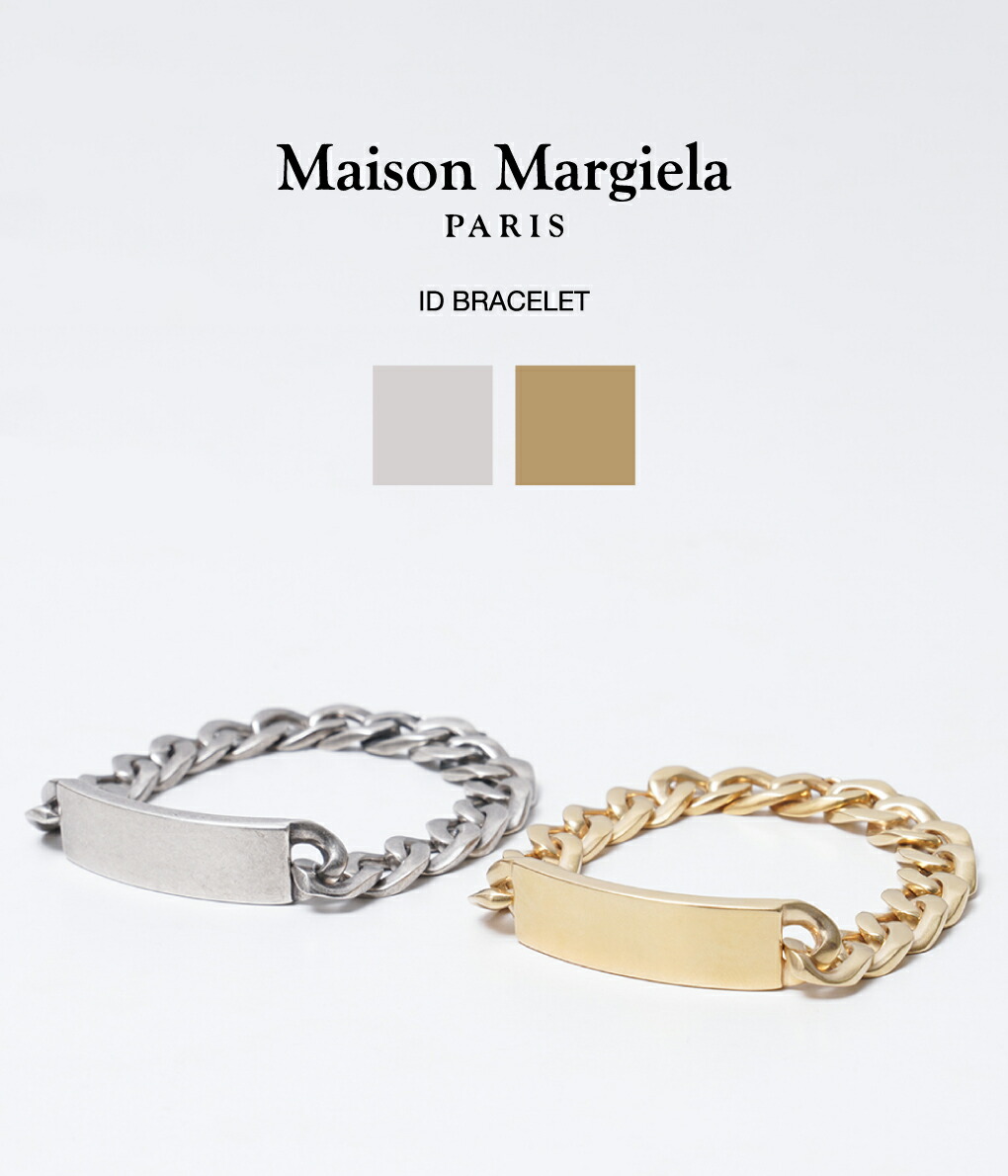 【P10倍】Maison Margiela / メゾン マルジェラ ： ID BRACELET / 全2色 ： SI8UY0004-SV0130