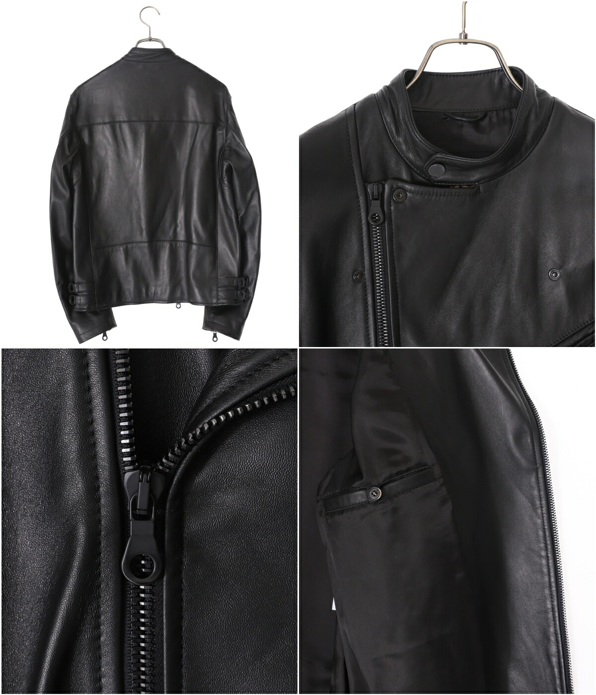 CINQUANTA（チンクワンタ） ： STAND COLLAR DOUBLE RIDERS ： H517