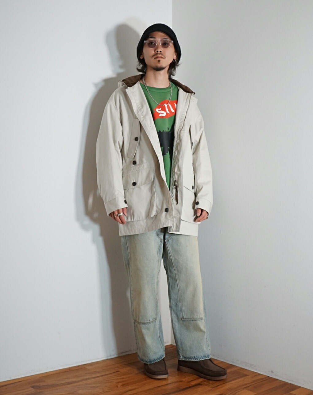 marka / マーカ ： OUTDOORMAN JACKET - organic cotton weather cloth