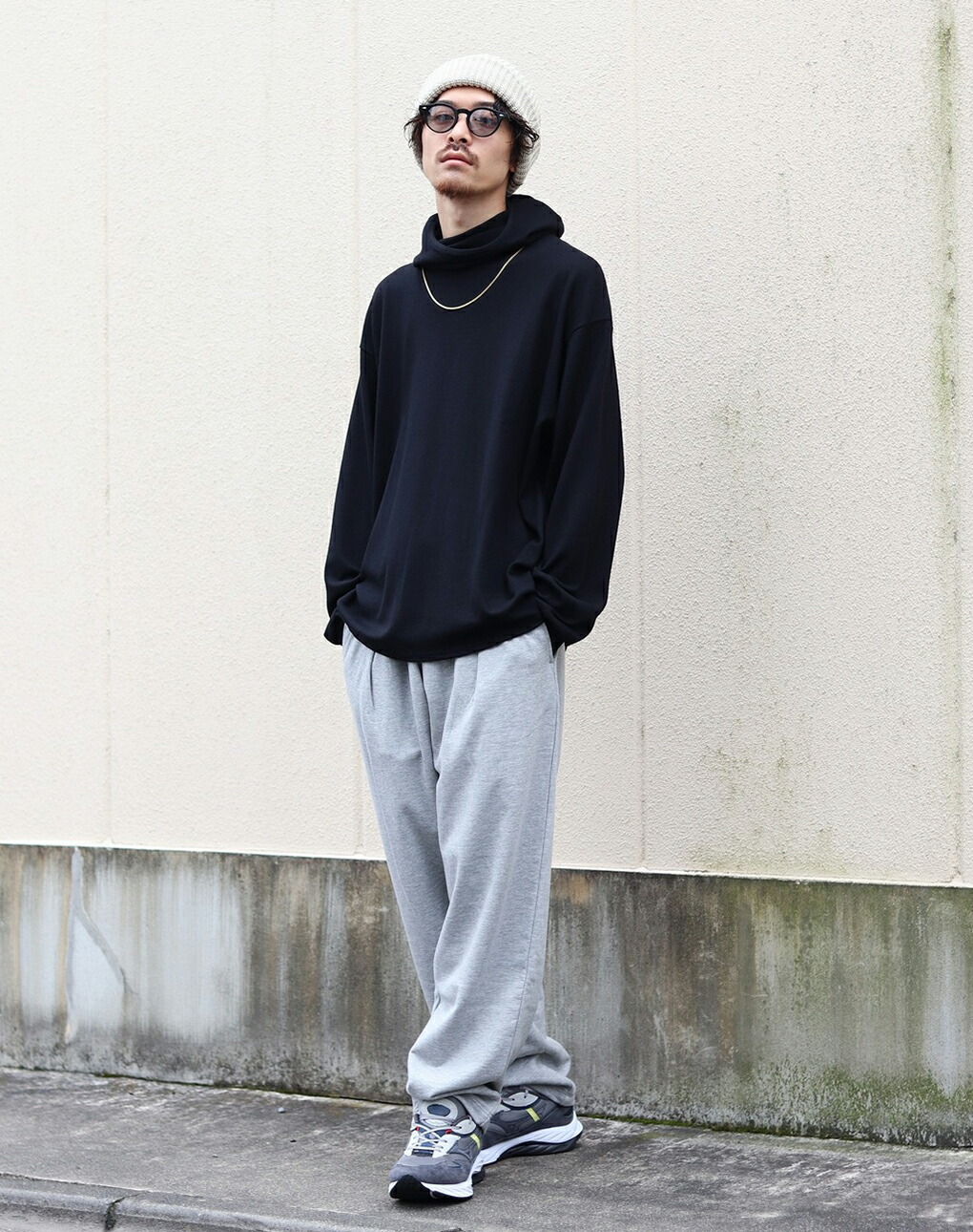 marka / マーカ ： HOODIE - super140's wool knit - ： M23C-16CS01C