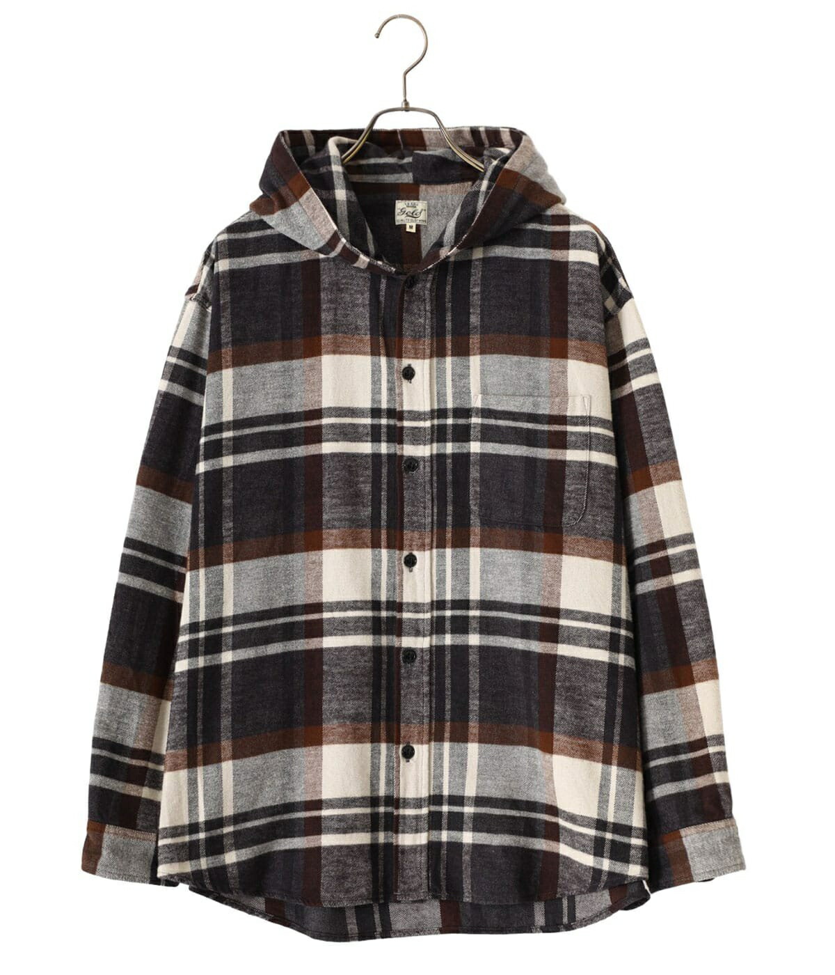 東洋エンタープライズ GOLD / ゴールド ： COTTON NEL CHECK OVERSIZE PARKA / 全3色 ： 23B-GL29139