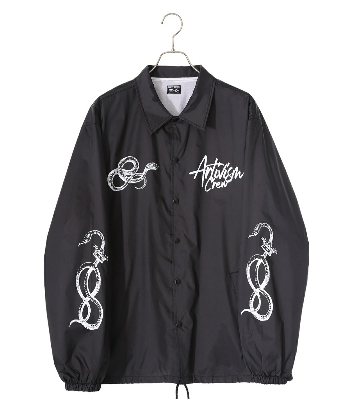 WP WP / ダブリューピー ： SNAKE COACH JACKET ： WP12-BL01