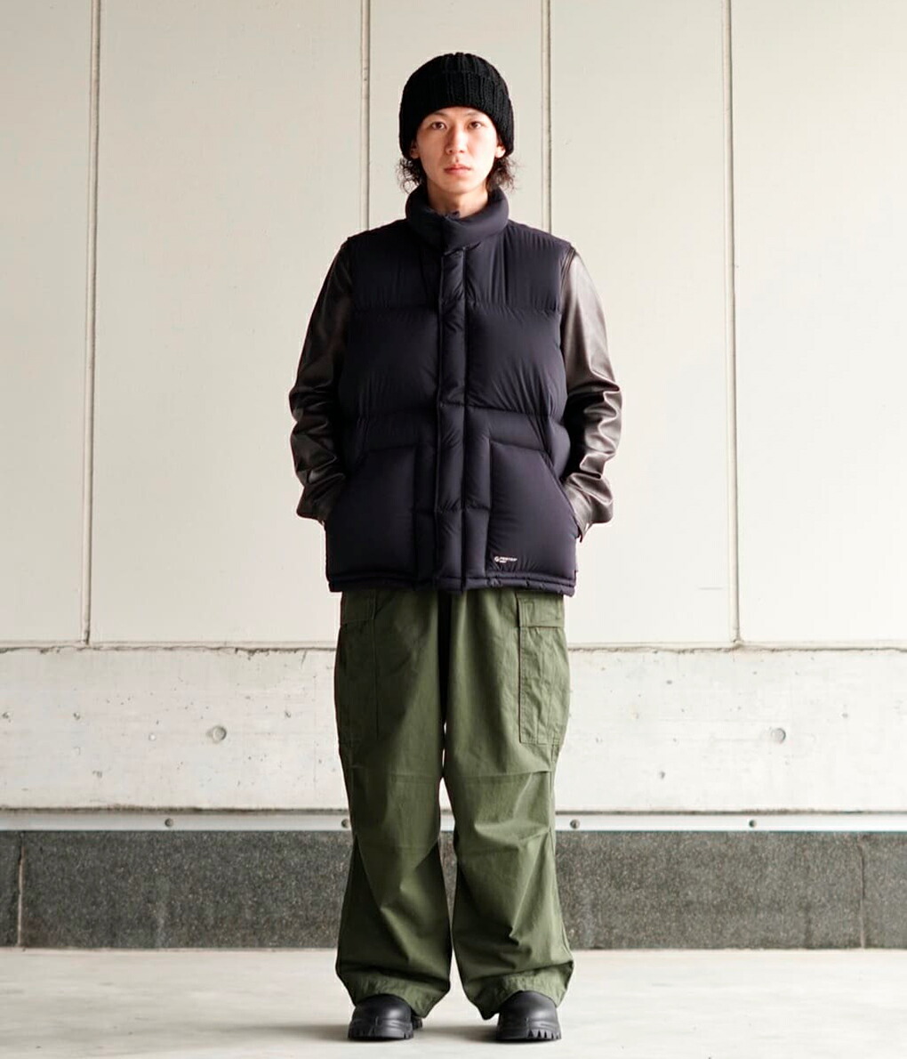 marka / マーカ ： WILDTHINGS PARTEX DOWN VEST - partex sheild