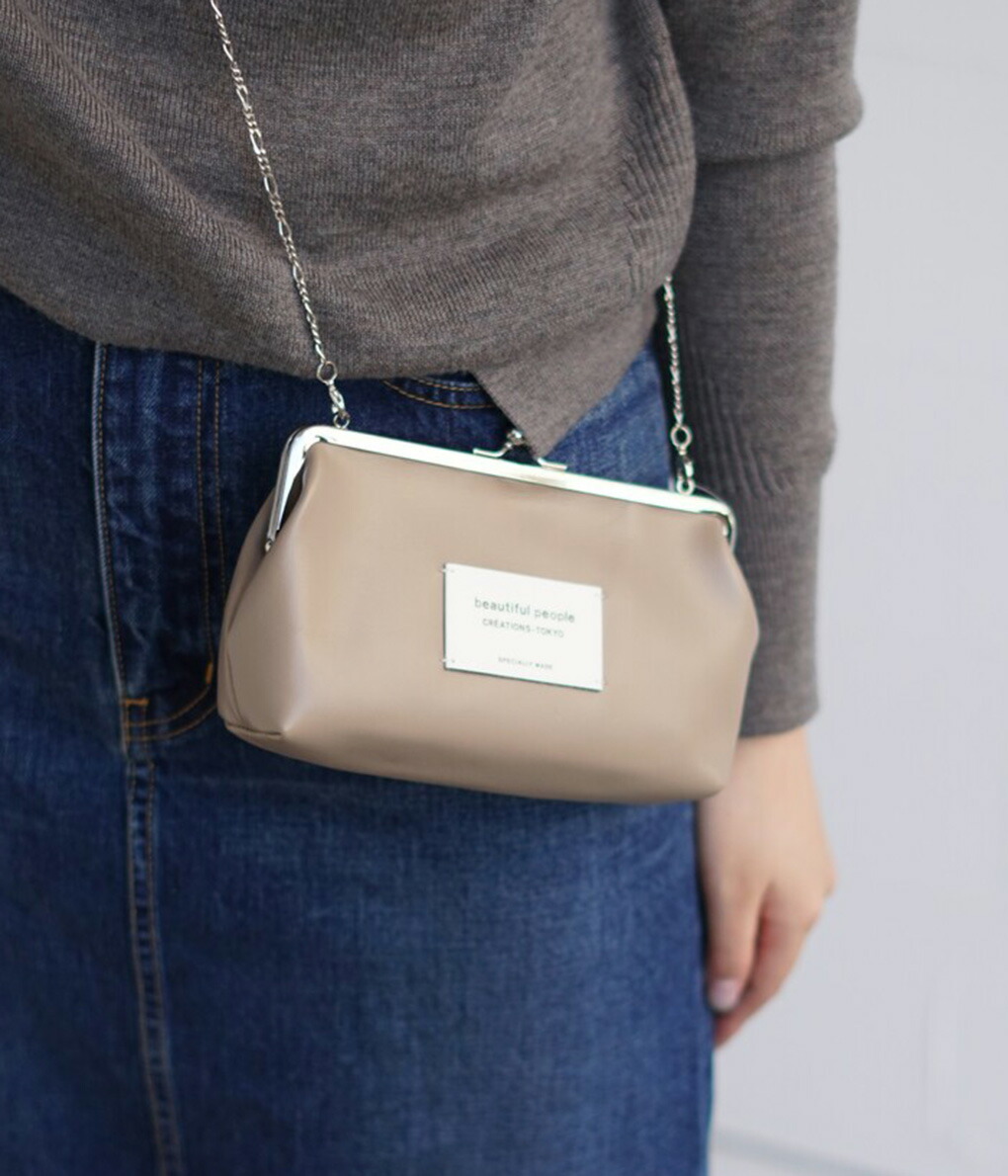 beautiful people / ビューティフルピープル ： 【レディース】oblong clasp pouch / 全3色 ：  7335511964