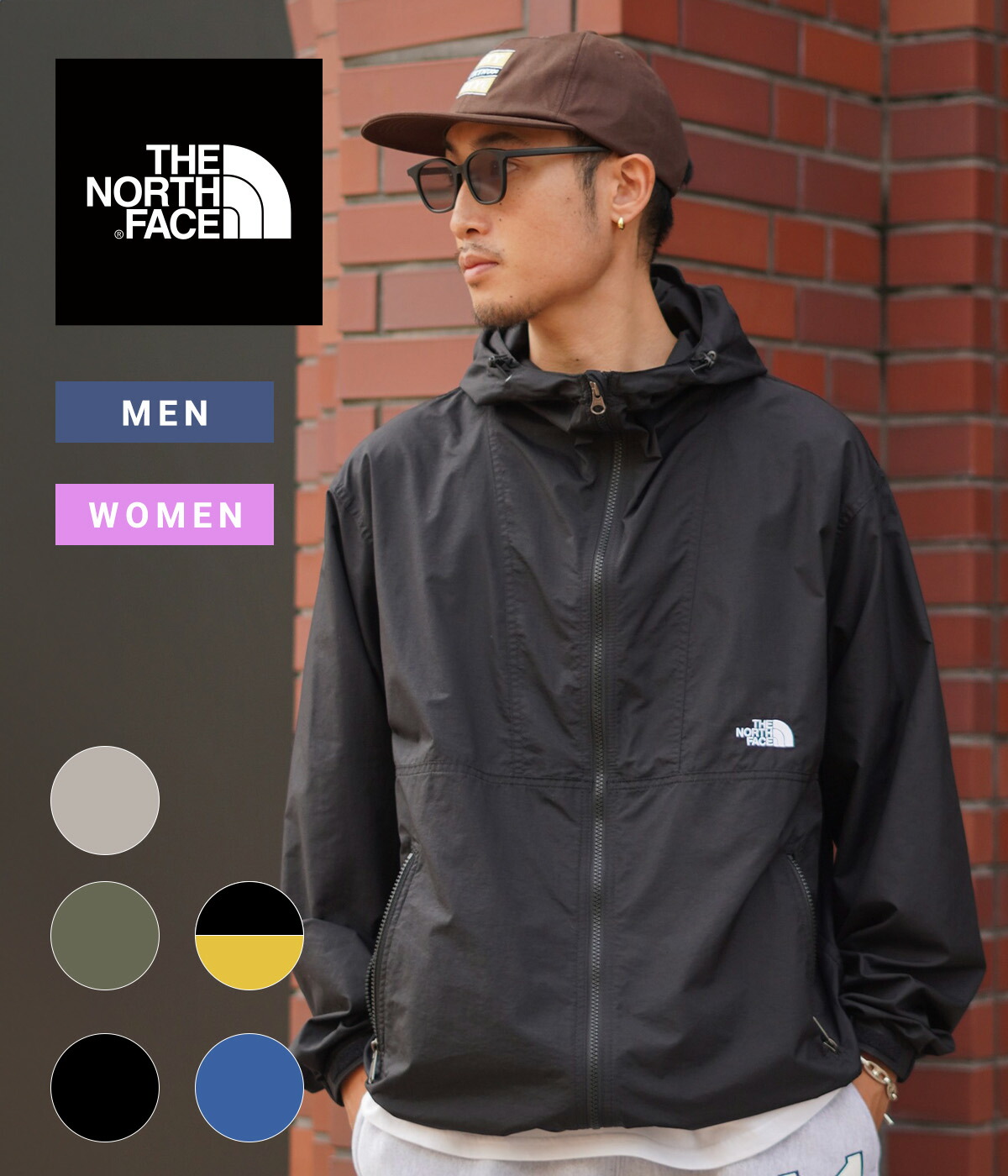 THE NORTH FACE / ザ ノースフェイス ： Compact Jacket / 全5色