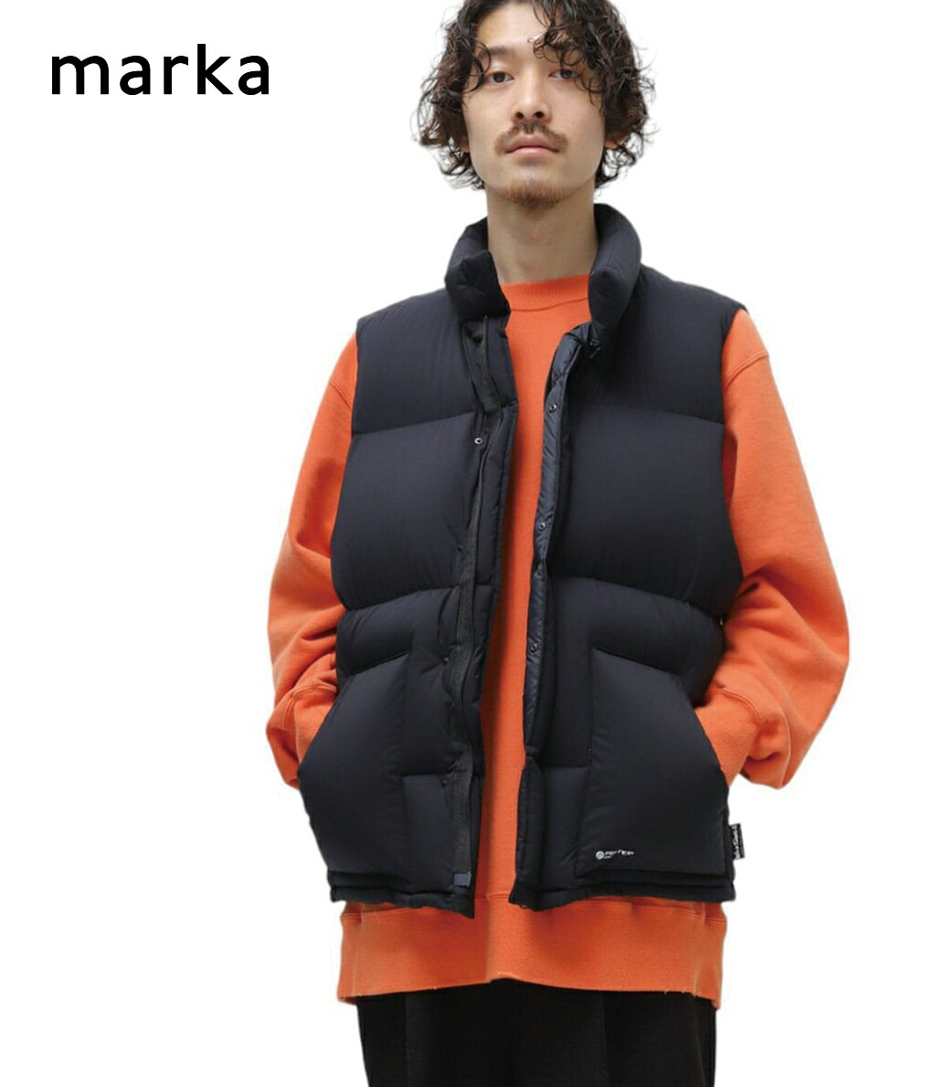 marka / マーカ ： WILDTHINGS PARTEX DOWN VEST - partex sheild 3layer nylon rip  stop - ： M23C-15BL01A