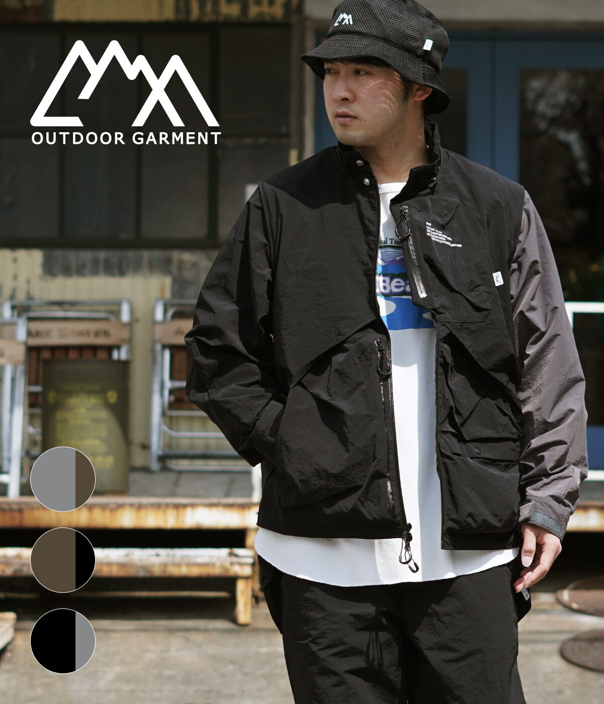 CMF OUTDOOR GARMENT / シーエムエフ アウトドア ガーメント ： OVERLAY JACKET / 全3色 ：  CMF2301-J12C