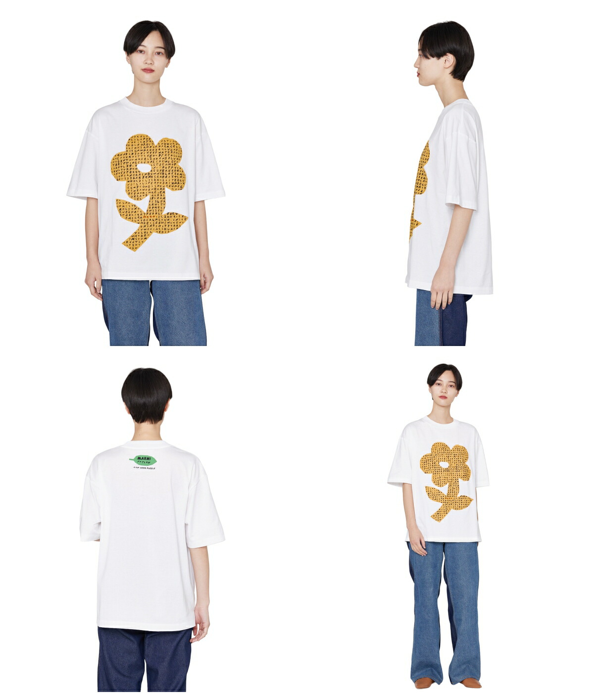 MARNI - マルニ 19AW CREW NECK BLOUSE 総柄プリントシャツ 40の