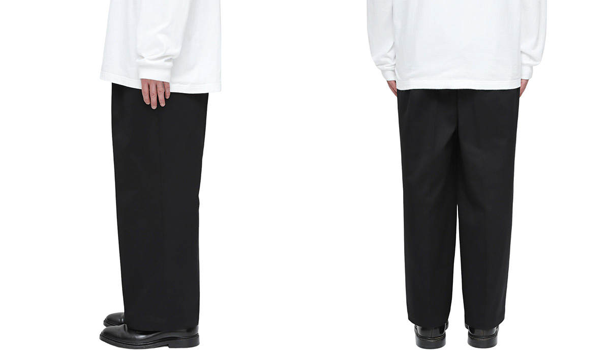 markaware（マーカウェア） ： DOUBLE PLEATED TROUSERS / 全2色