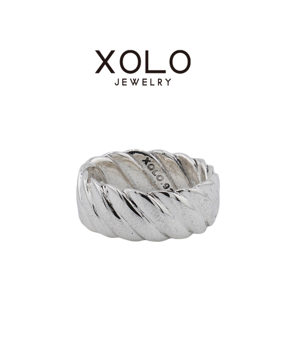 XOLO JEWELRY / ショロ ジュエリー ： Wide Rope Ring ： XOR021