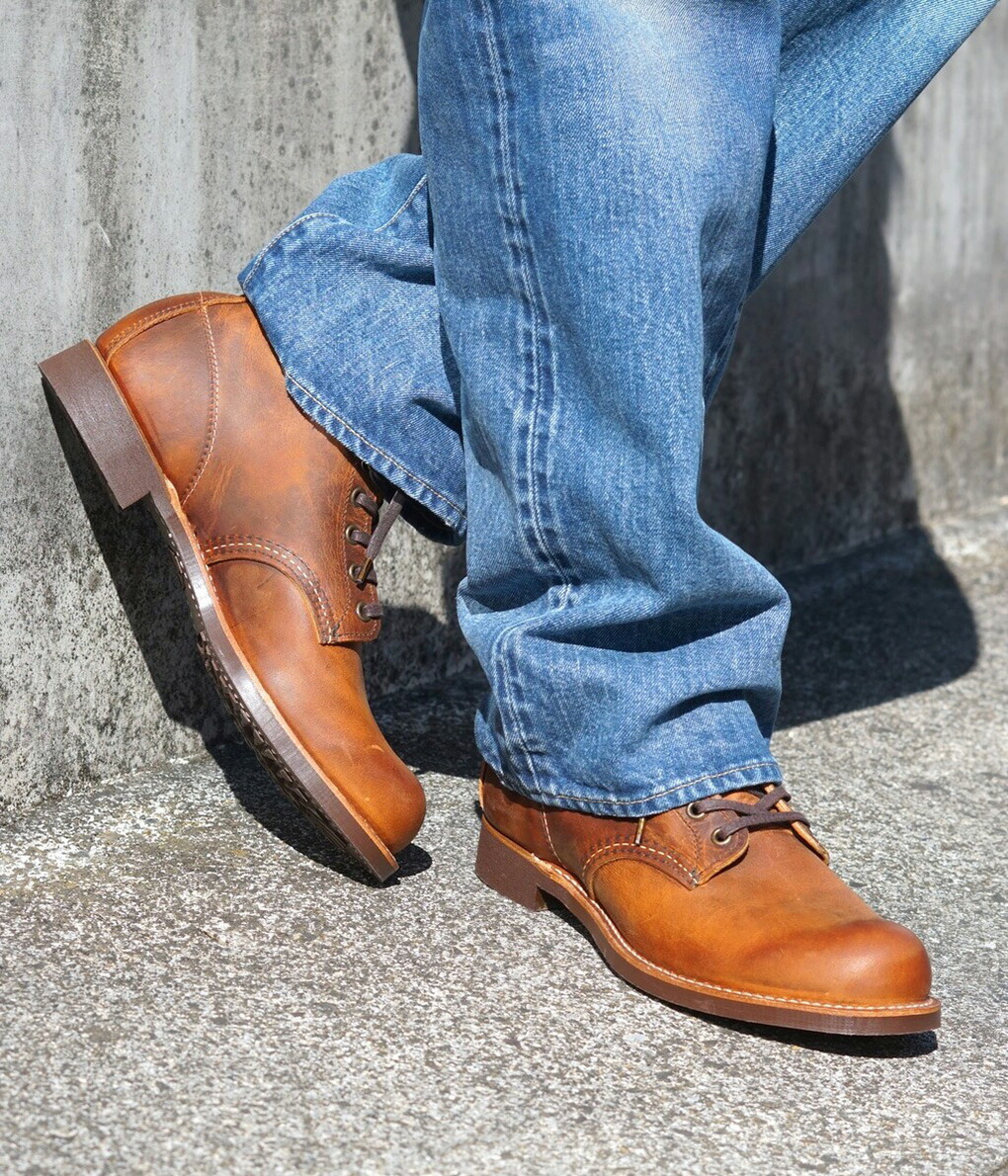 レッドウィング REDWING USA製　レザーアッパー　22.5 センチ RED WING SHOES / レッドウィング ： BLACKSMITH No.3343 3343