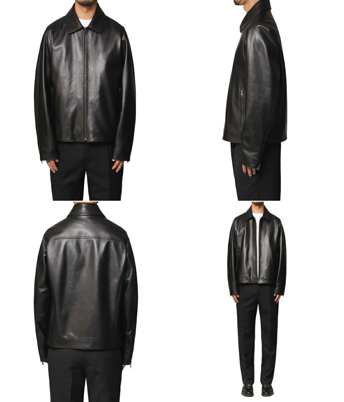 のりよしCALIBRO12 レザージャケット CALIBRO12 / カリブロ12 ： single zip jacket A2 type NAPPA DE