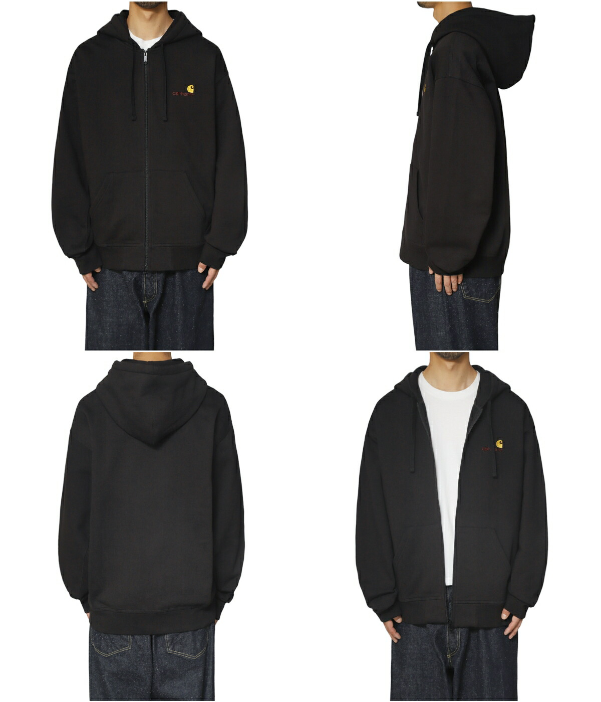 カーハート(Carhartt WIP) スウェットパーカー メンズ HOODED AMERICAN SCRIPT JACKET アメリカンスクリプトフーデッドジャケット I033063 Carhartt WIP（カーハートワークインプログレス） Carhartt WIP
