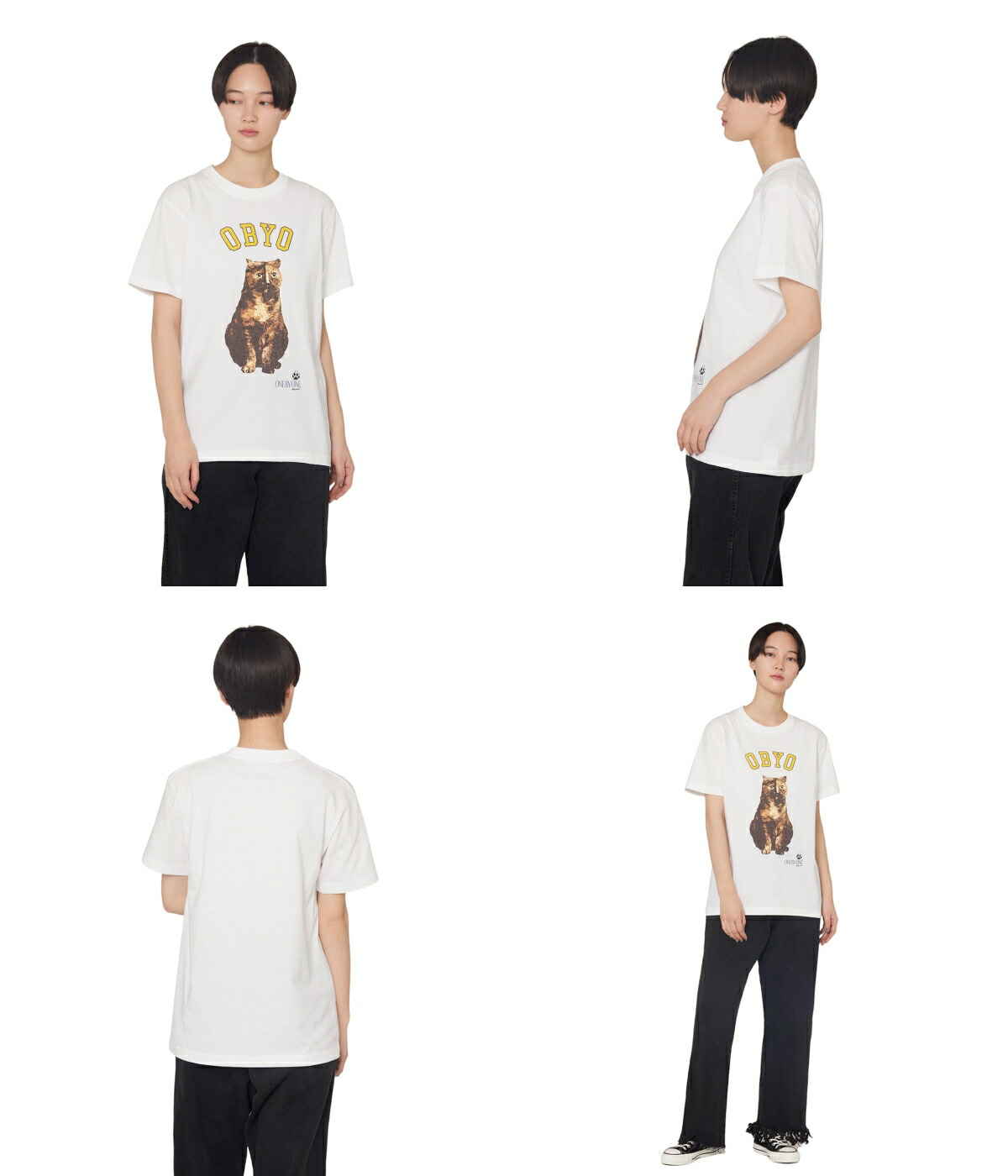 77circa / ナナナナサーカ ： 【レディース】college style print tee 