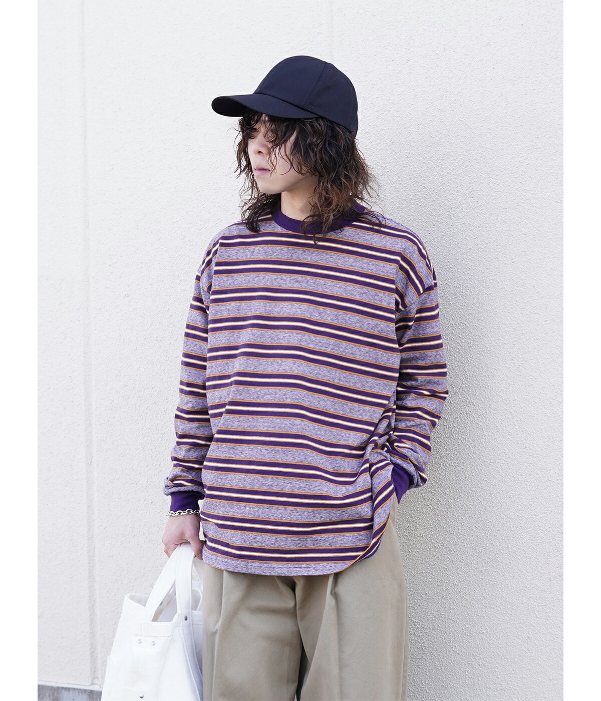 PORT BY ARK PORT BY ARK / ポートバイアーク ： Border Long Sleeve