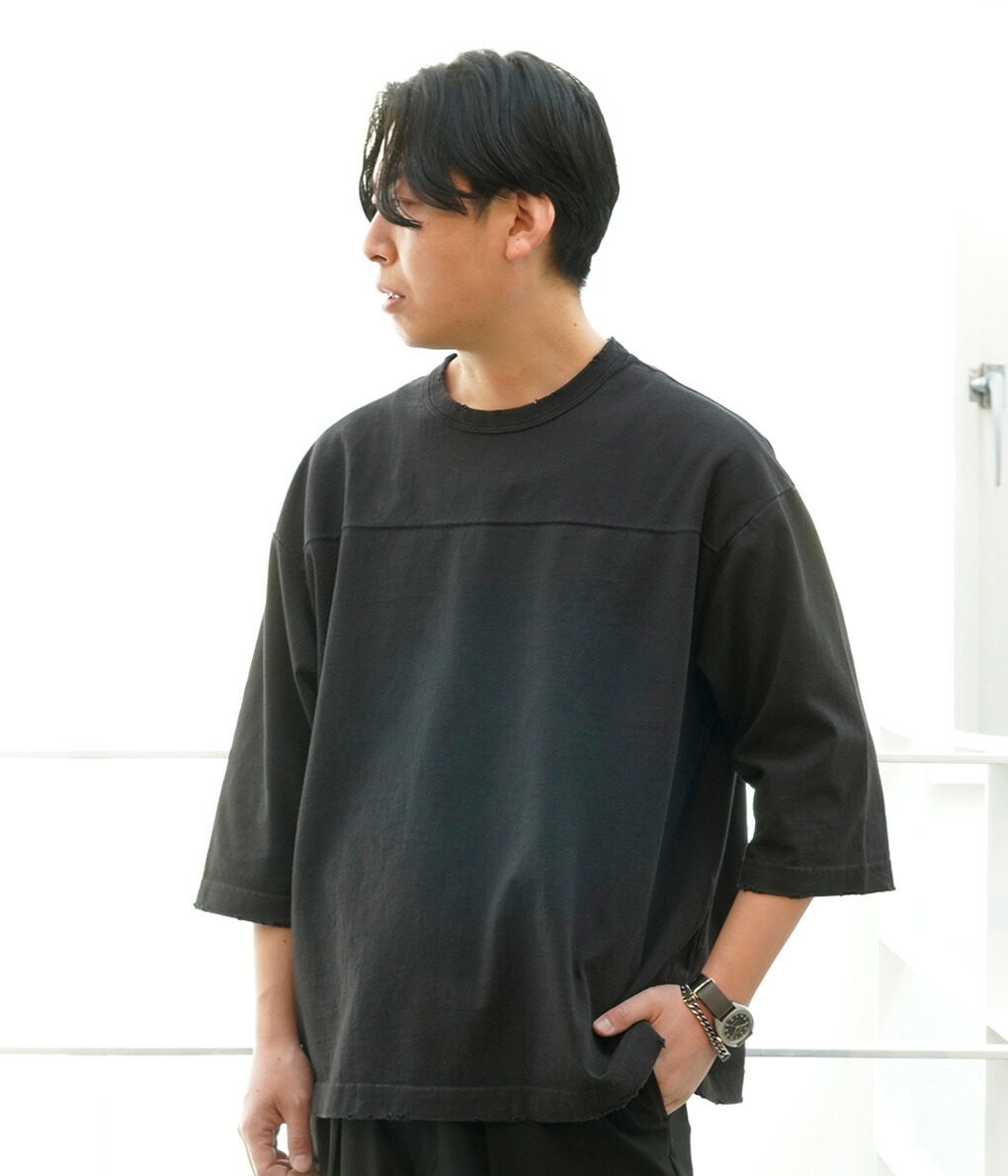 DAMAGE フットボールT GOLD 東洋エンタープライズ / ゴールド ： U.S. COTTON FOOTBALL T