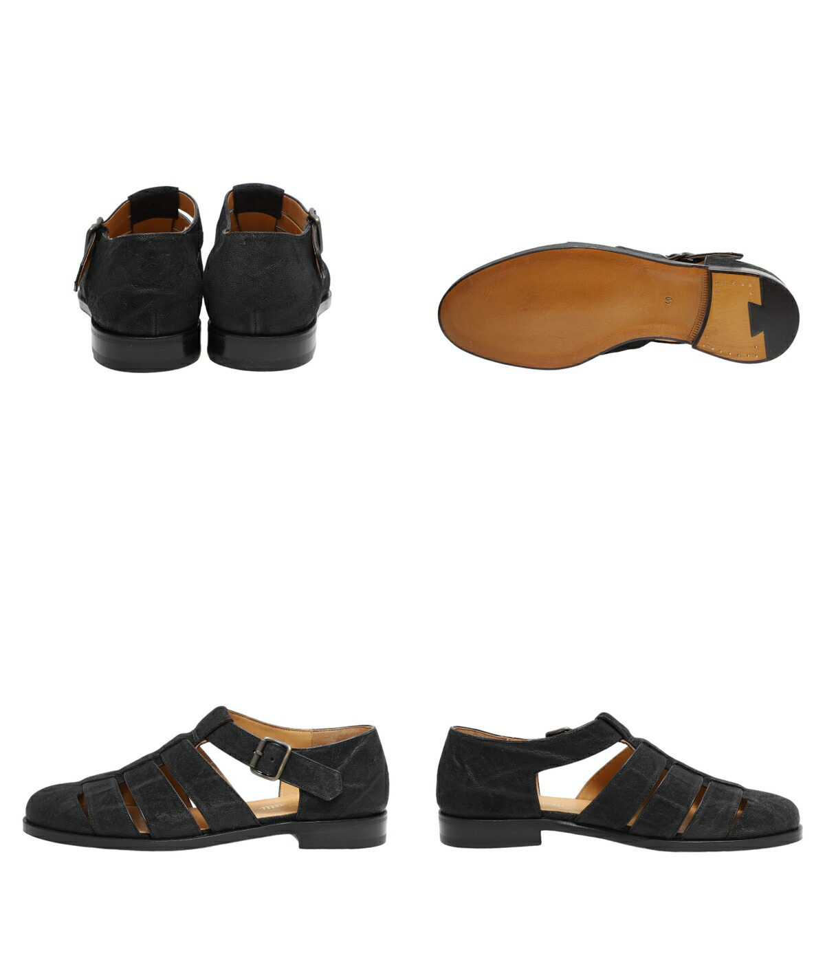 【極美品】ジャコメッティ グルカサンダル エレファンテ ブラック giacometti010101blkc.jpg