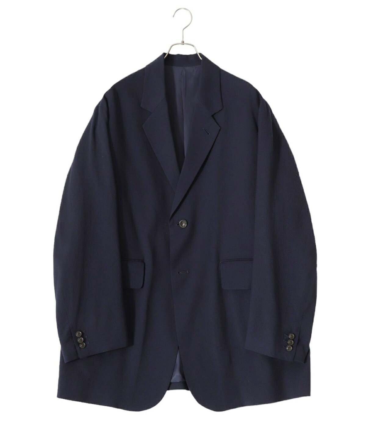 【最大50％OFF】URU / ウル ： WOOL RAYON SILK - 2 BUTTON JACKET ： 24SWRS01