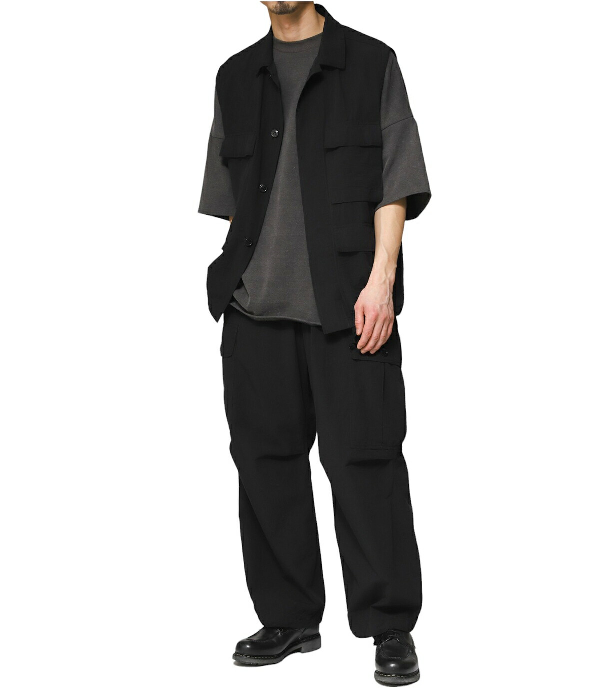 marka / マーカ ： B.D.U VEST - TUMBLED ORGANIC COTTON POPLIN 全2色 