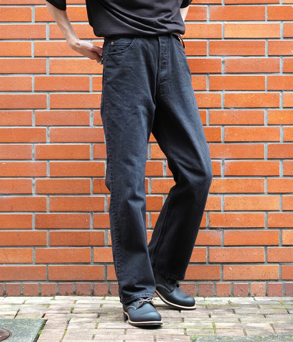 marka / マーカ ： SHOE CUT JEANS - BLACK M24A-04PT32C : ARKnets 