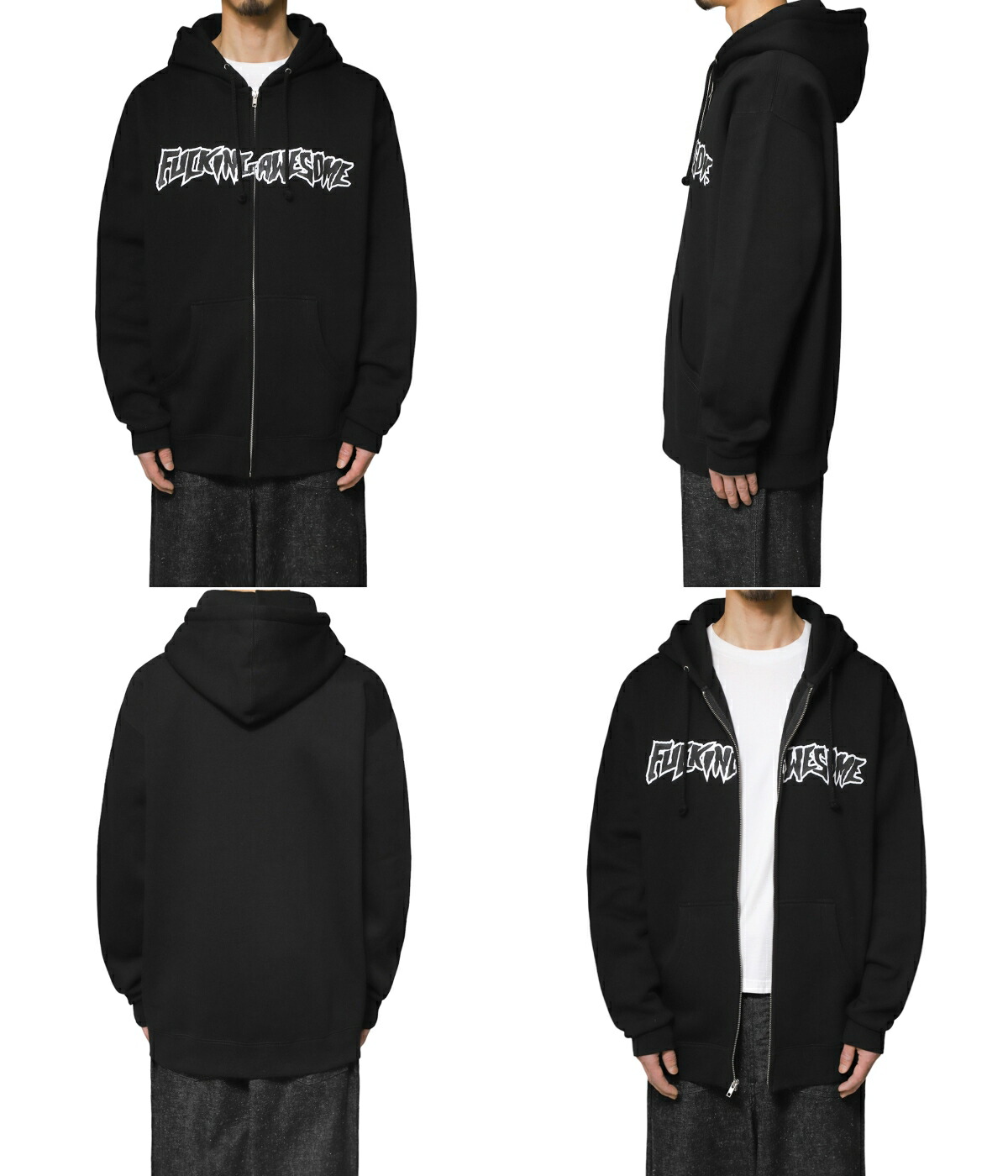 FUCKING AWESOME（ファッキング オーサム） ： Stamp Logo Zip Hoodie