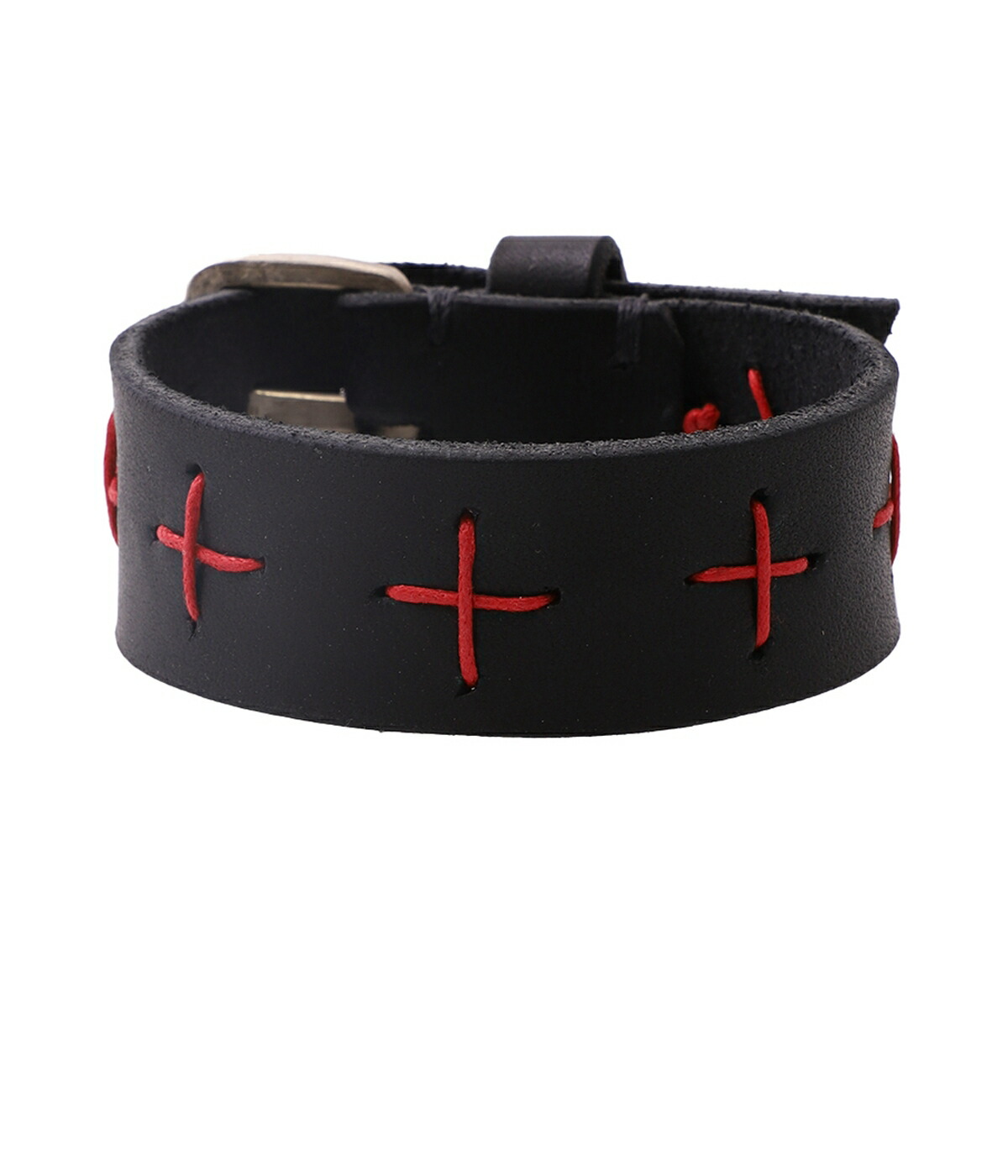 m.a+（エムエークロス） ： cross stitched med wrist band ： A-F8E1