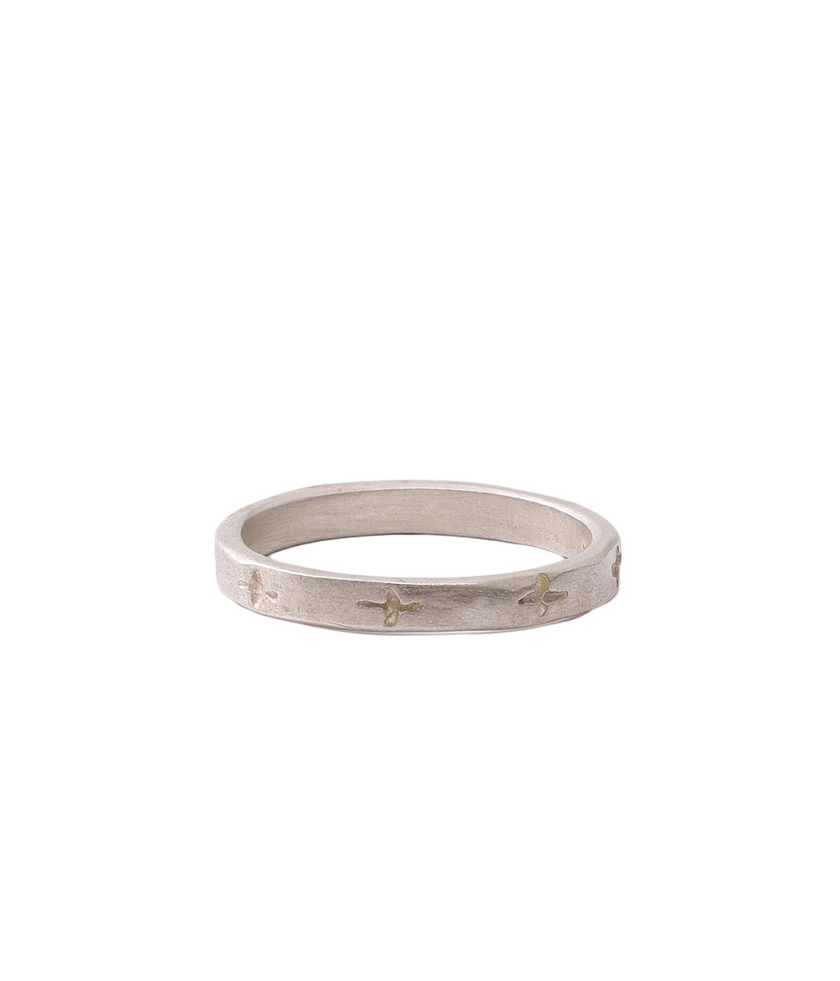 m.a+ / エムエークロス ： thin carved crosses ring AG801[RIP