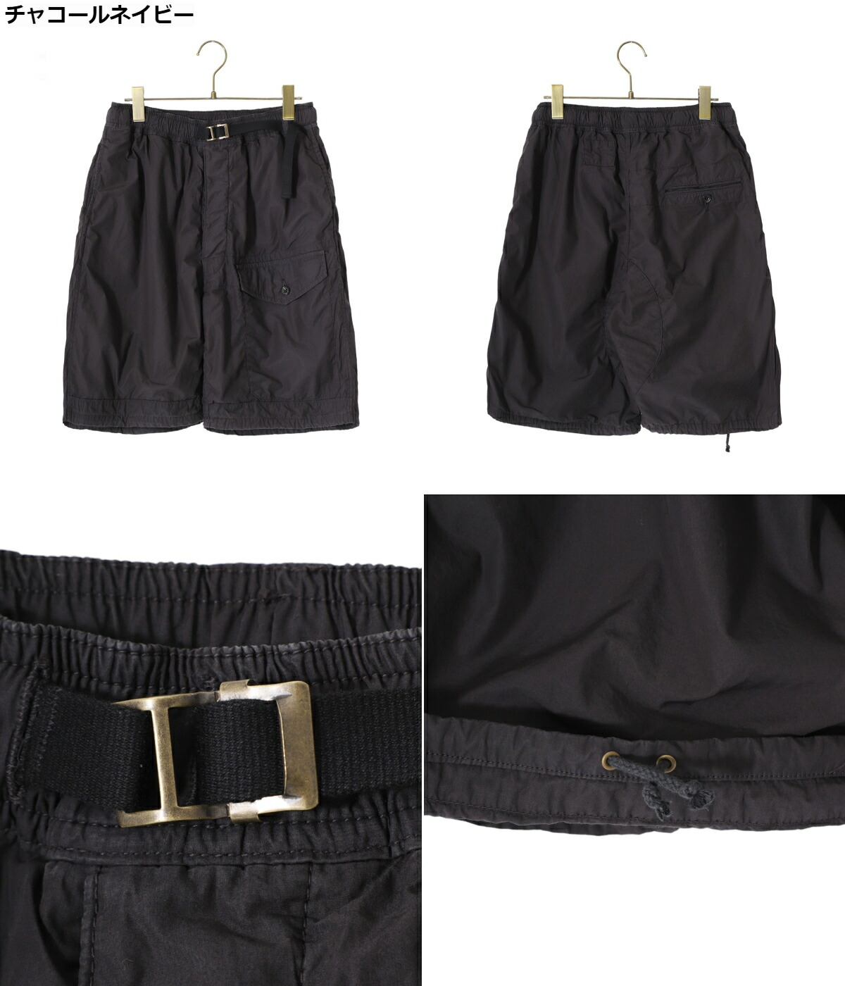 【新品】AUBERGE オーベルジュ ショートパンツ COLOR ネイビー　42 MARTIN | AUBERGE(オーベルジュ) / パンツ ハーフ・ショートパンツ