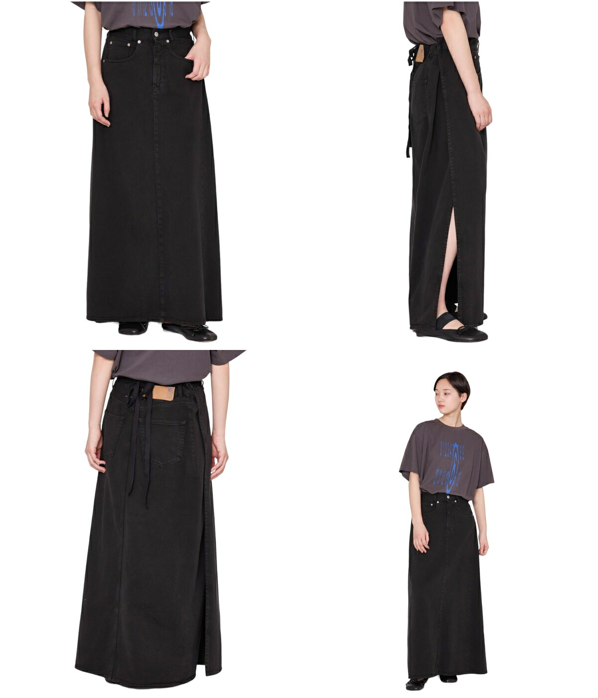 MM6 Maison Margiela / エムエムシックス メゾンマルジェラ ： 【レディース】Long Skirt ：  S62MI0016-S30653 : s62mi0016-s30653 : ARKnets - 通販 - Yahoo!ショッピング