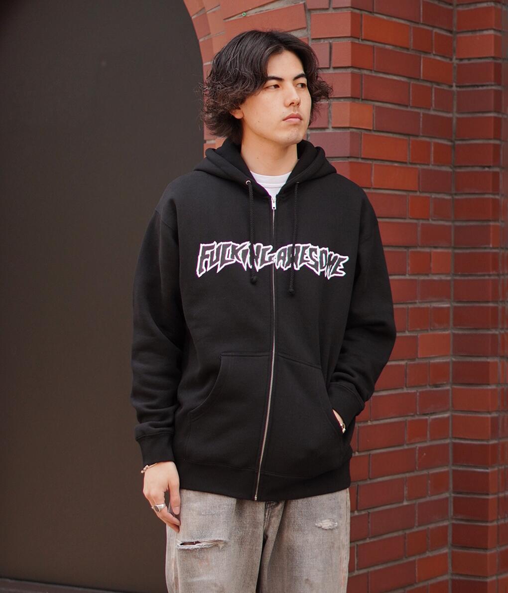 FUCKING AWESOME（ファッキング オーサム） ： Stamp Logo Zip Hoodie