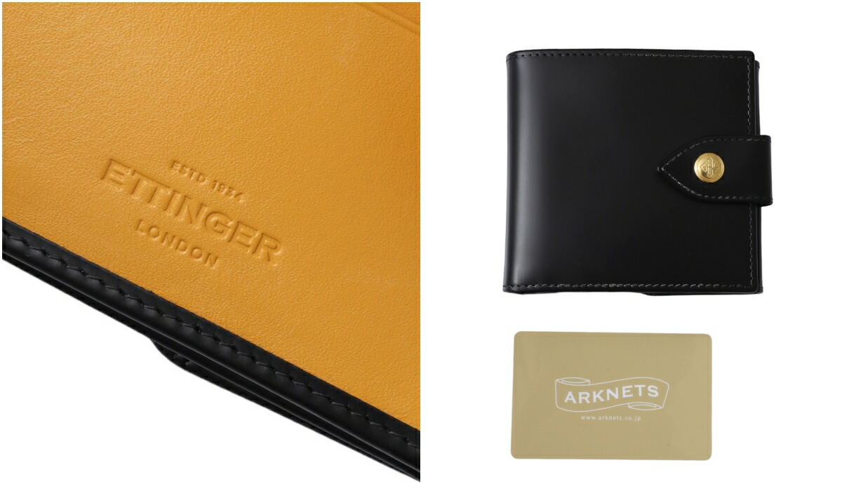 ETTINGER / エッティンガー ： BILLFOLD 10C/C ＋ COIN PURSE