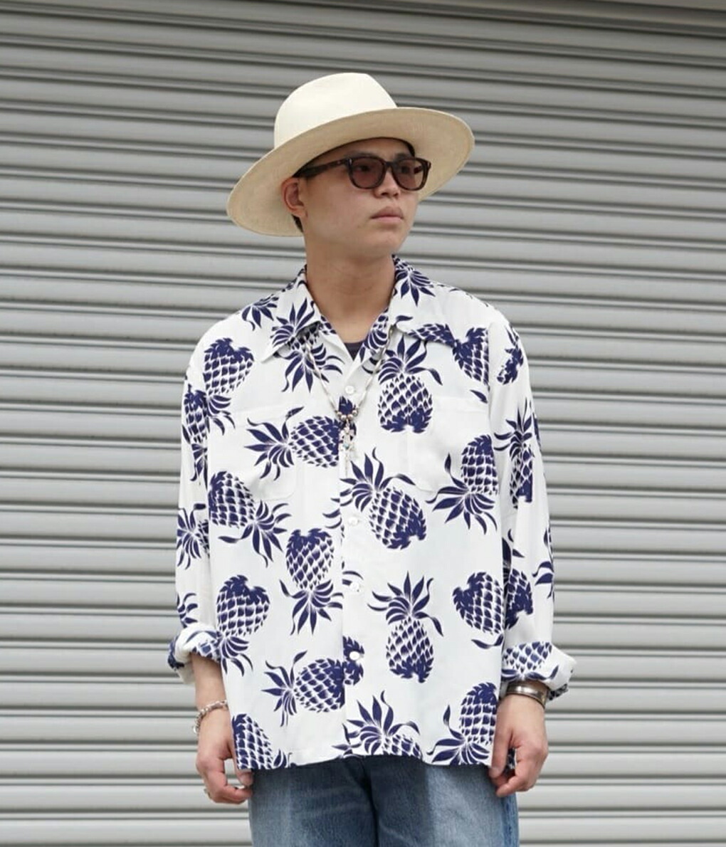 DUKE KAHANAMOKU DUKE KAHANAMOKU / デューク カハナモク ： L/S RAYON