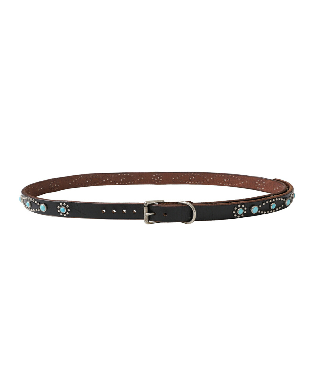 HTC Turquoise Flower Belt 32 ライトブラウン HTC Belt #SN-32 Turquoise : STANDARD CALIFORNIA OFFICIAL