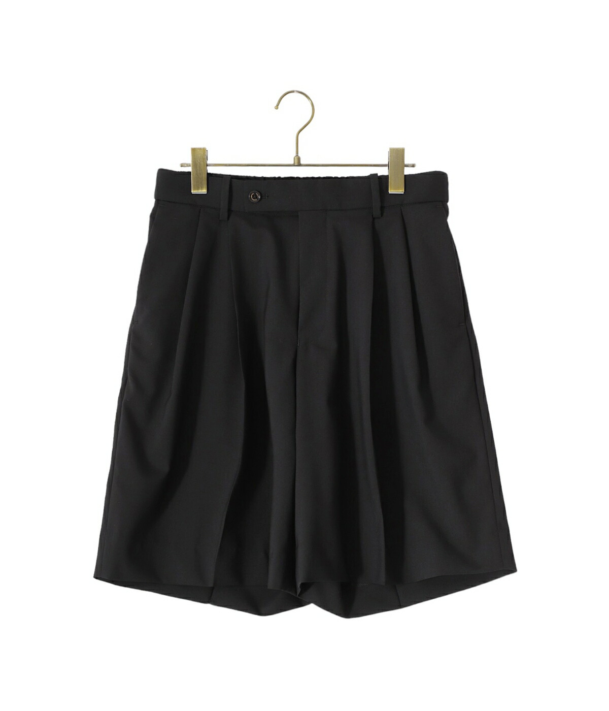マービー markaware（マーカウェア） ： DOUBLE PLEATED CLASSIC WIDE SHORTS