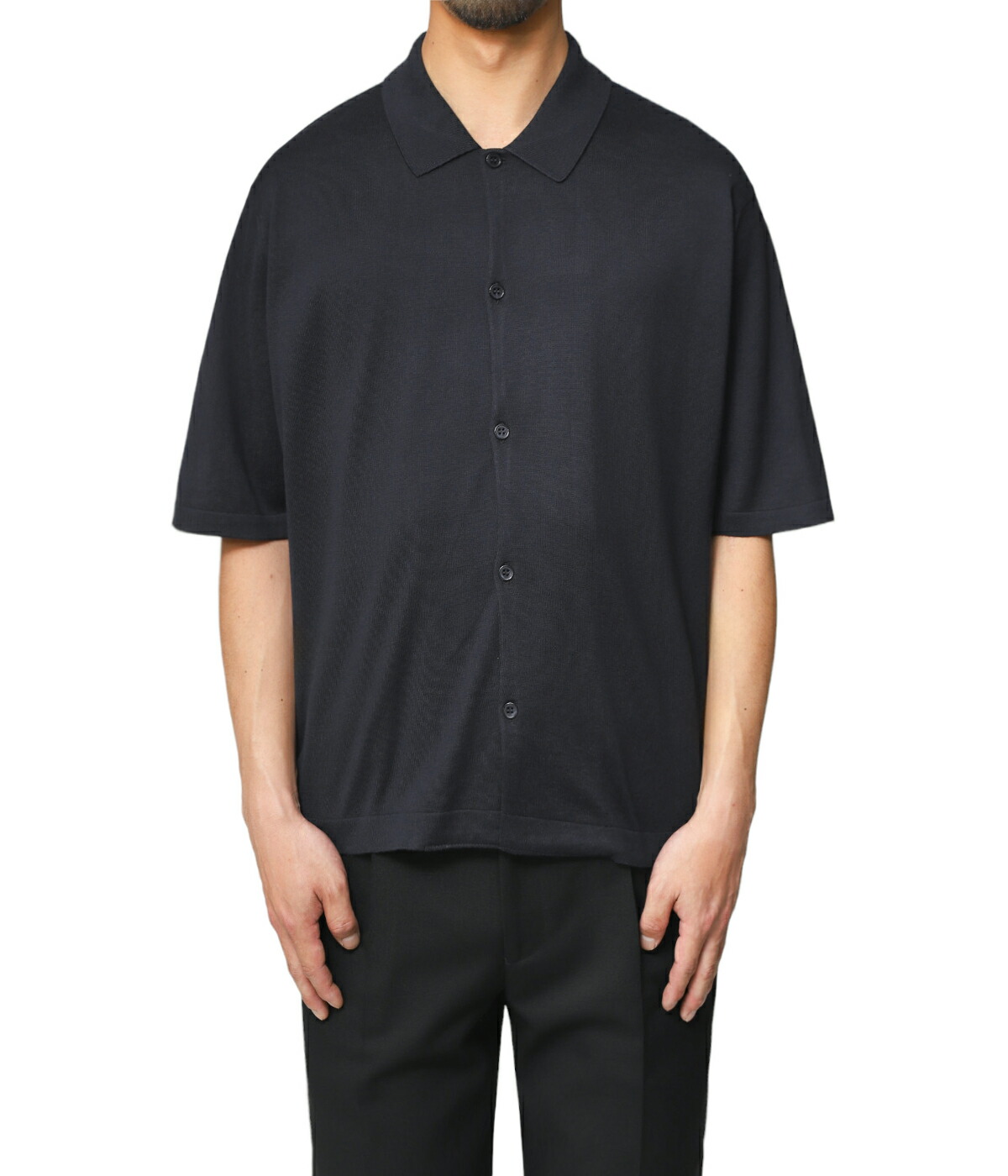 JOHN SMEDLEY ブラック ポロシャツ　サイズL JOHN SMEDLEY ジョンスメドレー 半袖ポロシャツ メンズ ISIS