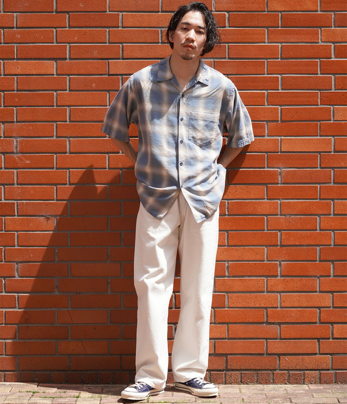 REMI RELIEF NAVY LABEL / レミレリーフ ネイビーレーベル ： レーヨン 