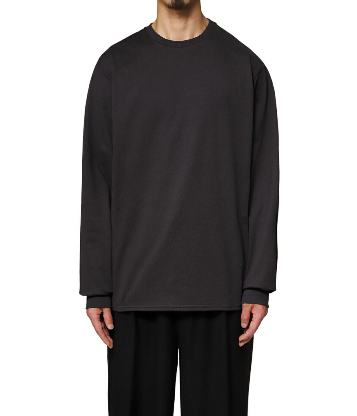 marka / マーカ ： CREW NECK TEE L/S - 40/2 organic cotton knit 全2 