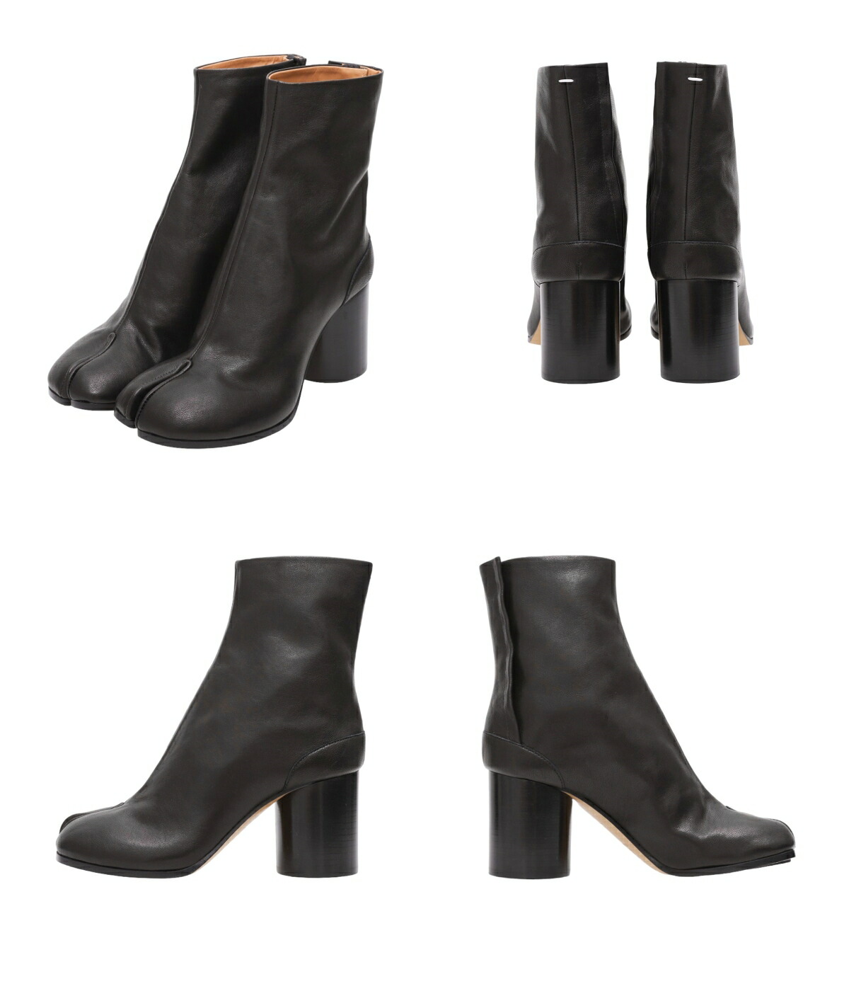 Maison Margiela Tabi 60mm レザーアンクルブーツ | ブラック