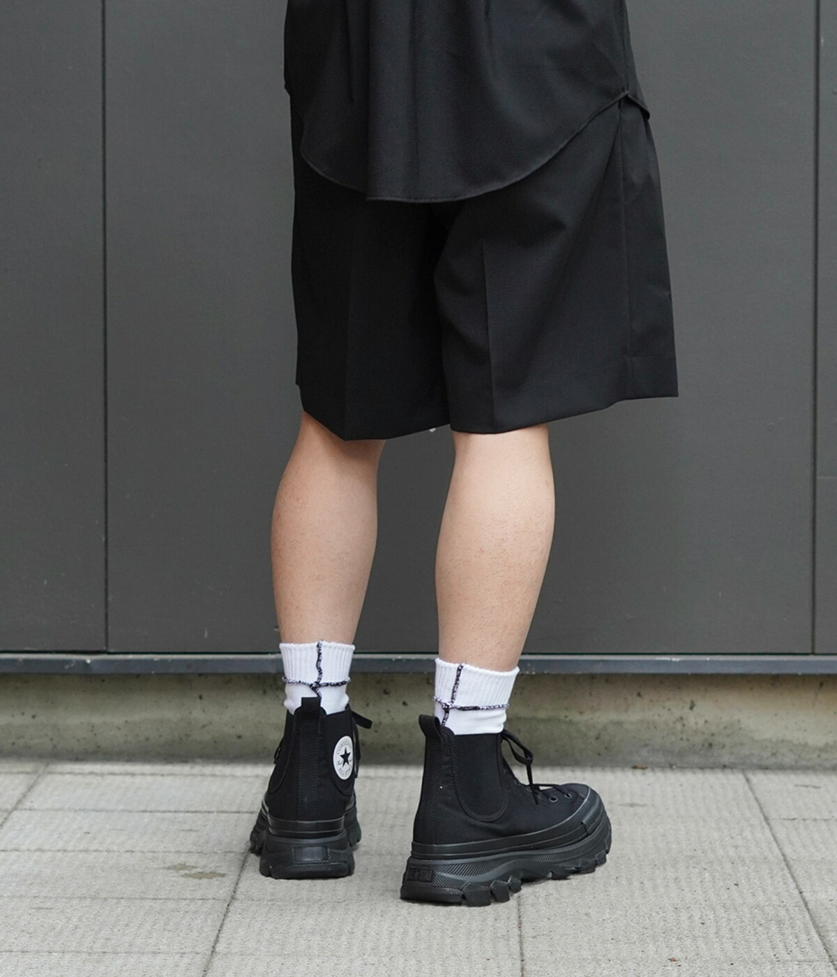 markaware（マーカウェア） ： DOUBLE PLEATED CLASSIC WIDE SHORTS