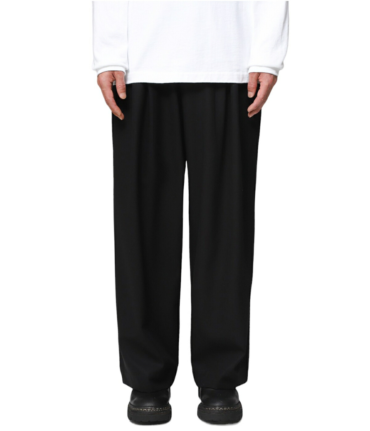 マーカウェア　トリプルプリーテッドイージートラウザーズA24A 16PT02C markaware（マーカウェア） ： TRIPLE PLEATED EASY TROUSERS / 全2色