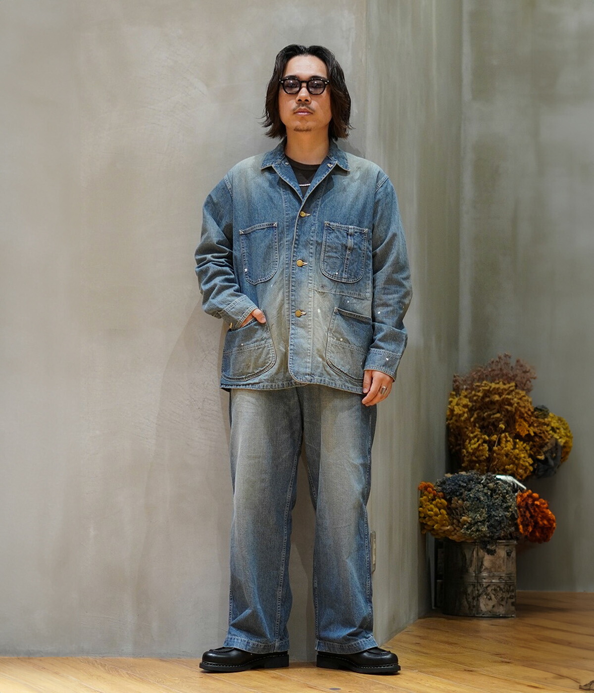marka / マーカ ： 91-J COVERALL - organic cotton 10oz denim