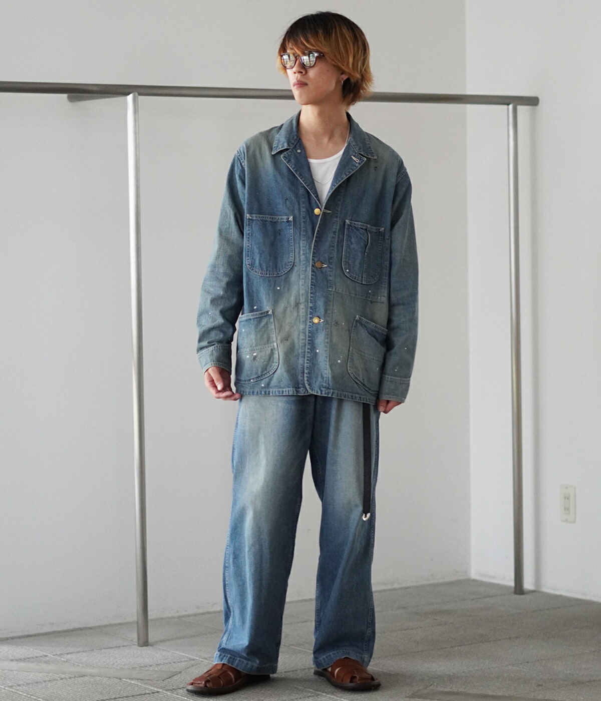 marka / マーカ ： 91-J COVERALL - organic cotton 10oz denim