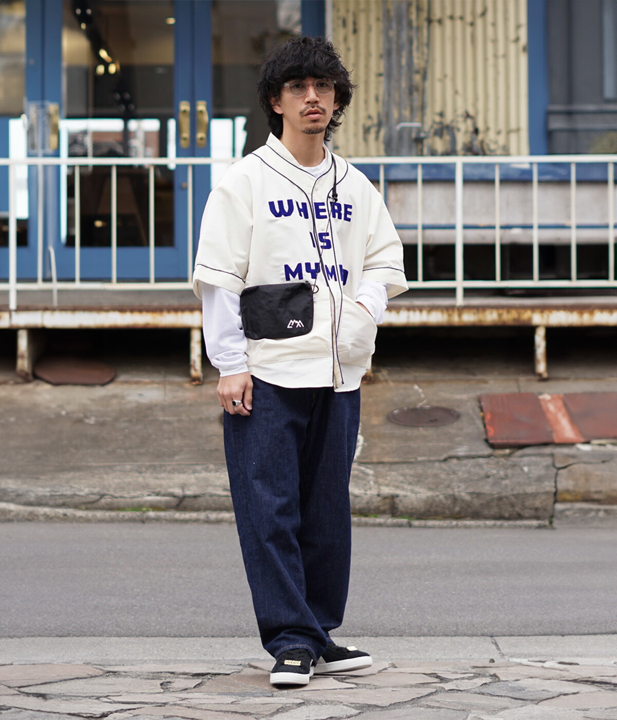 CMF アウトドア ガーメント / カラーレス ウィンドゥペン シャツ CMF OUTDOOR GARMENT コムフィアウトドアガーメント ノーカラー