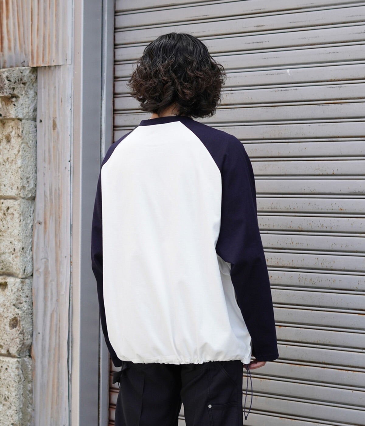 is-ness / イズネス ： BALLOON RAGLAN LONG SLEEVE T SHIRT