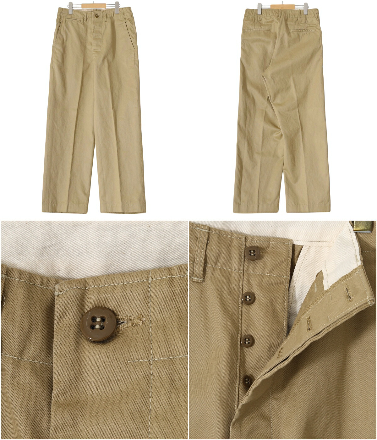 orSlow Vintage Fit ARMY Trouser 3 (L) 新品 orSlow Vintage Fit Army Trousers - Khaki – BLUE IN GREEN SOHO